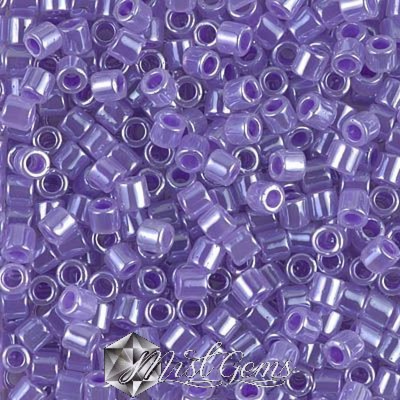 Delica 8/0 DBL 0249 Lined Crystal Purple