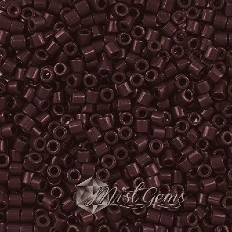Delica 8/0 DBL 0734 Opaque Chocolate Brown