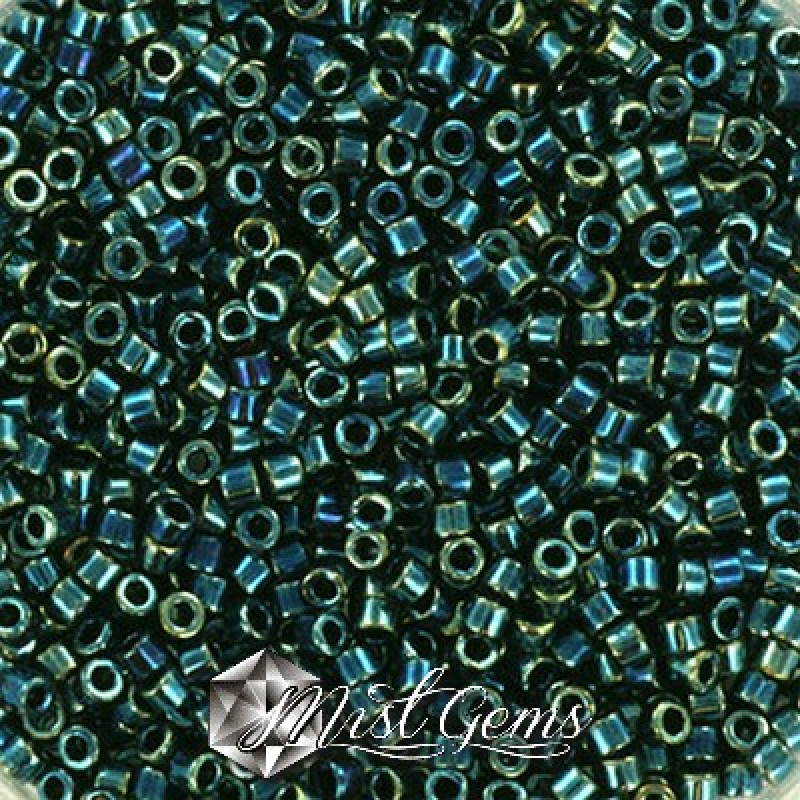 Delica 11/0 DB 1006 Metallic Iris Blue Green Gold 