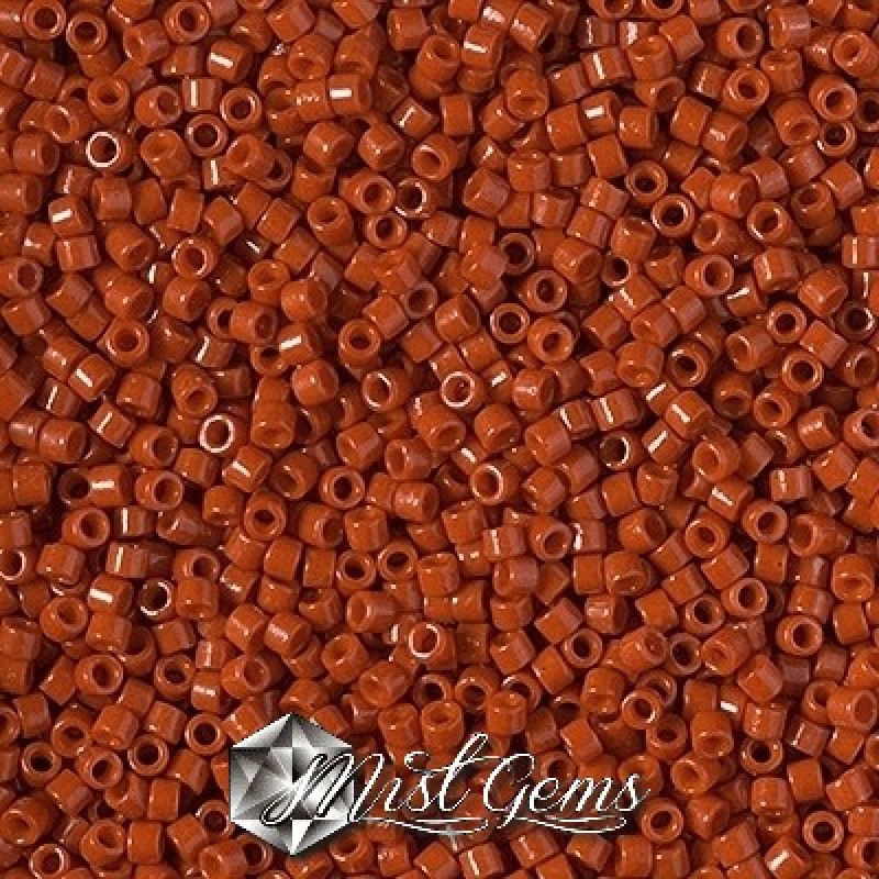 Delica 11/0 DB 2352 Duracoat Opaque Dyed Terracotta