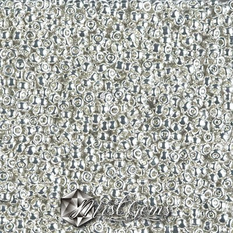 Miyuki Round Rocailles 11/0 RR-0961 Bright Sterling Silver Plated-2gr.