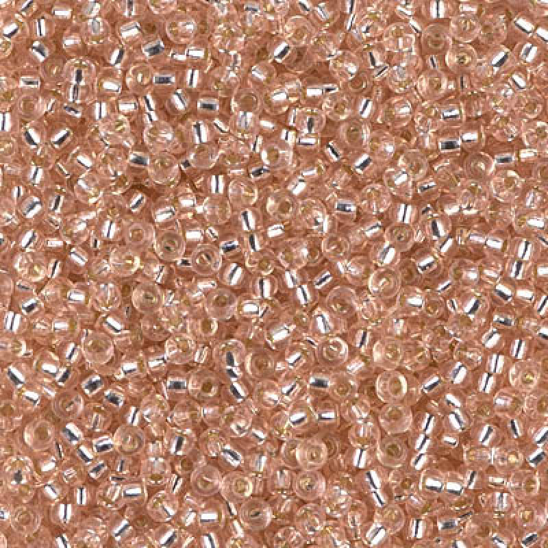 Miyuki Round Rocailles 11/0 RR-1023 Silverlined AB Light Blush