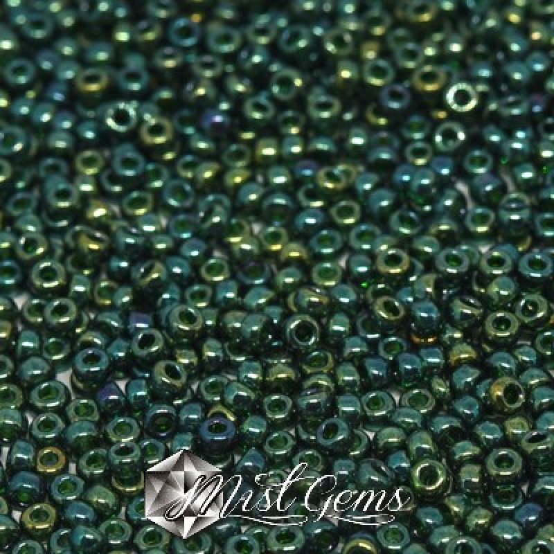 Miyuki Round Rocailles 11/0 RR-1890 Emerald Gold Luster
