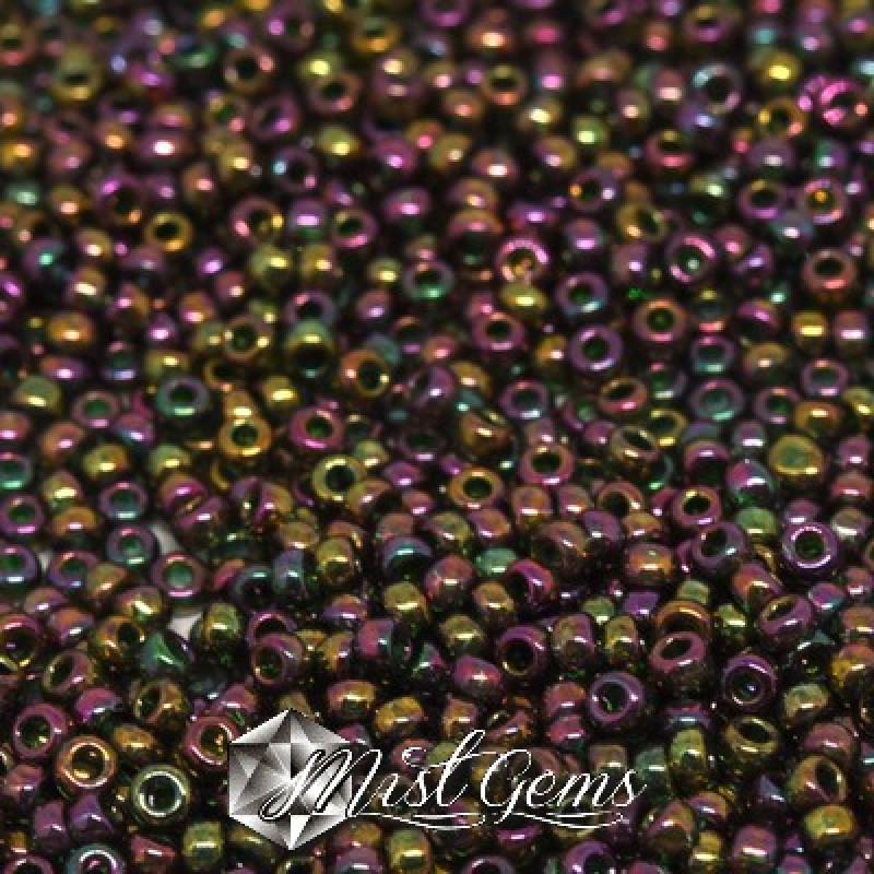 Miyuki Round Rocailles 11/0 RR-1892 Transparent Sable Brown Lustered