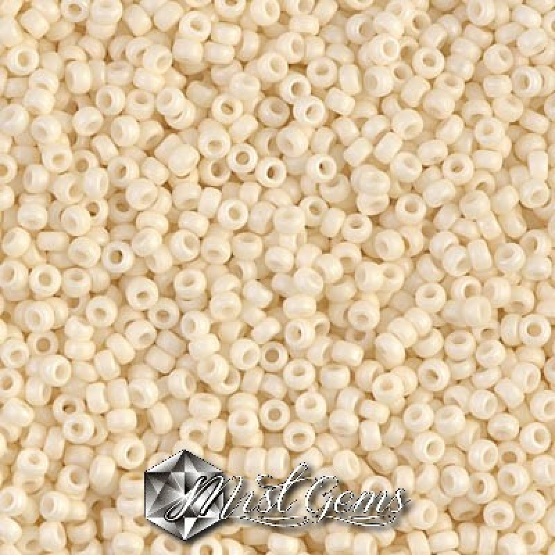 Miyuki Round Rocailles 11/0 RR-2021 Opaque Matte Cream