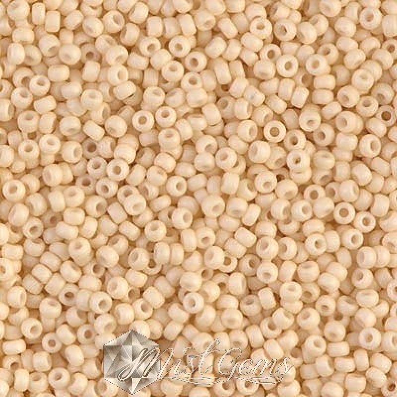 Miyuki Round Rocailles 11/0 RR-2022 Opaque Matte Antique Beige