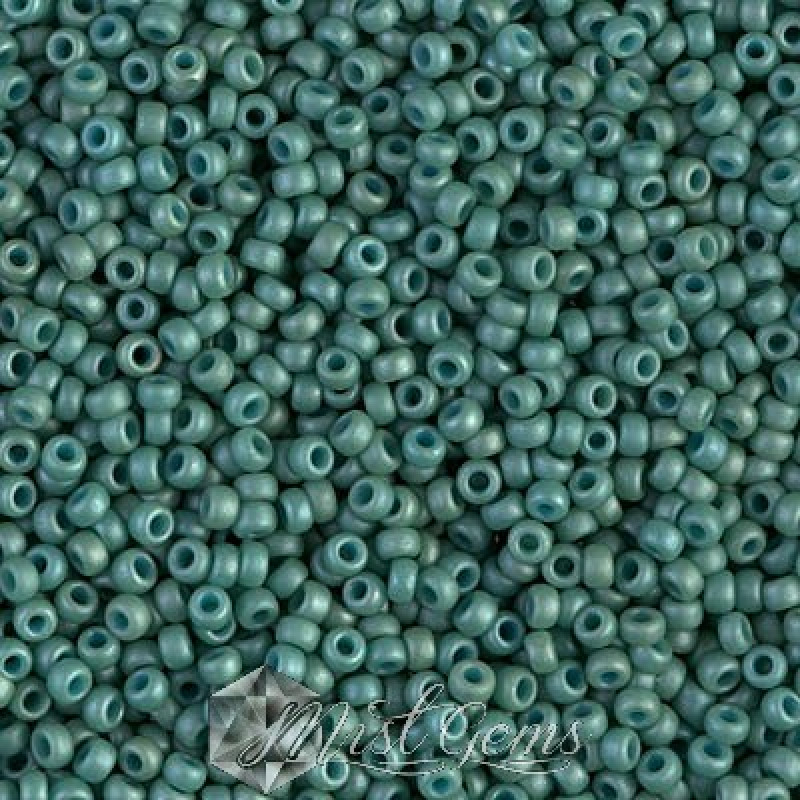 Miyuki Round Rocailles 11/0 RR-2028 Opaque Matte Luster Sea Foam