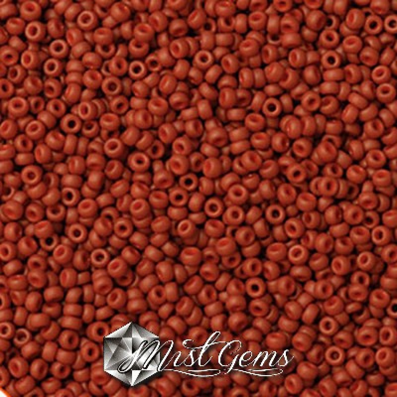 Miyuki Round Rocailles 11/0 RR-2315 Opaque Matte Terra Cotta