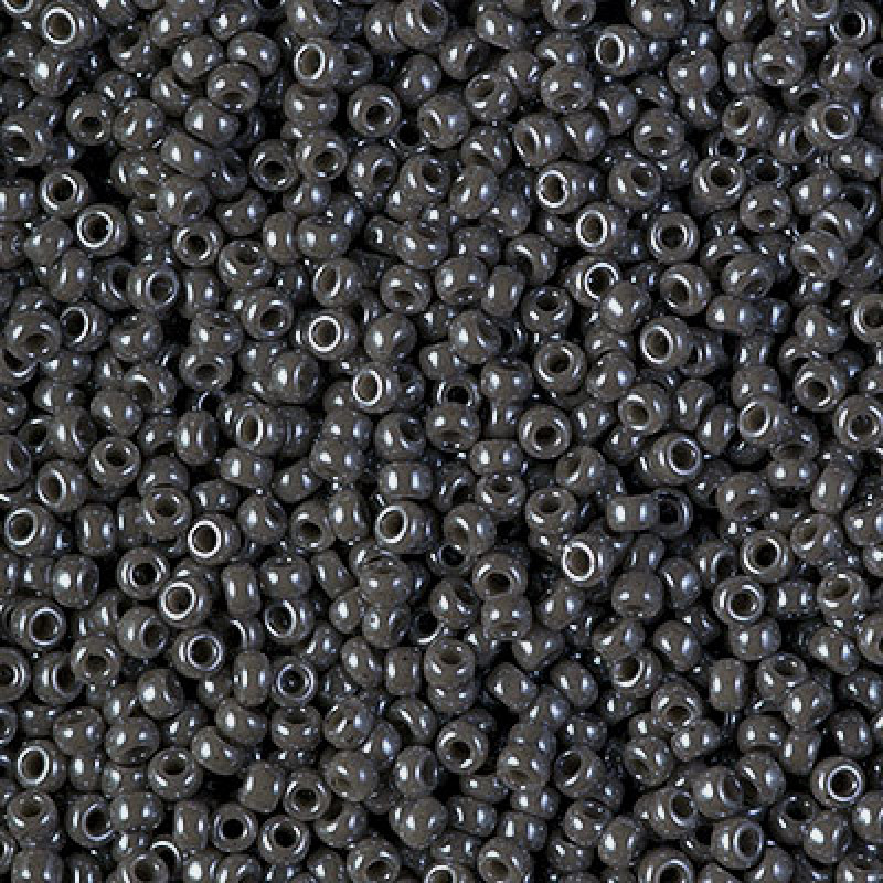 Miyuki Round Rocailles 11/0 RR-2479 Opaque Luster Smoke