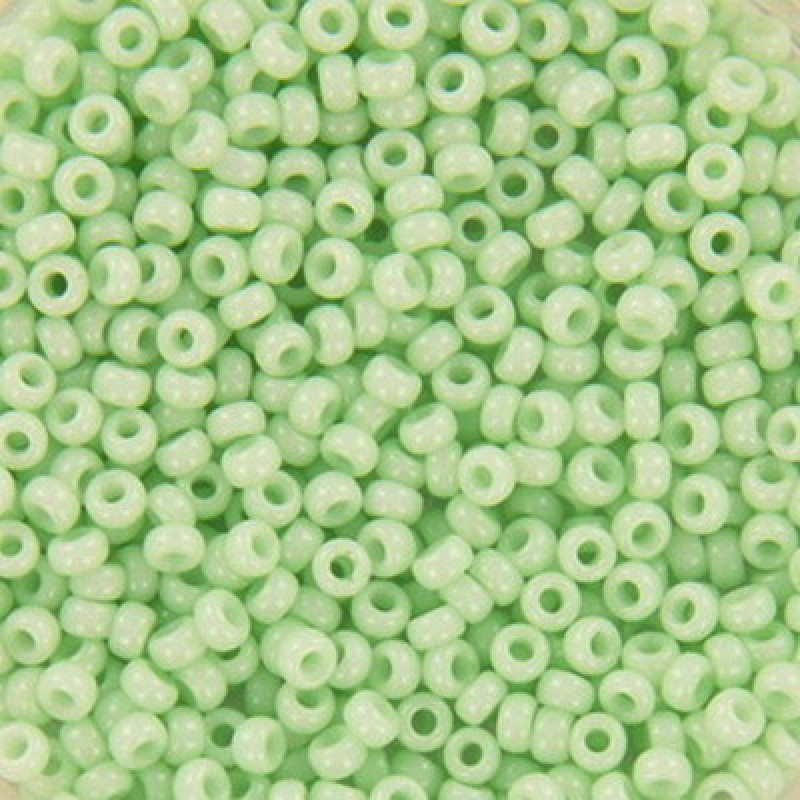 Miyuki Round Rocailles 11/0 RR-3318 Opaque Light Mint 