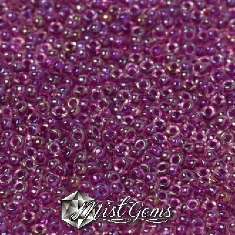 Miyuki Round Rocailles 11/0 RR-3529 Fancy Lined Magenta