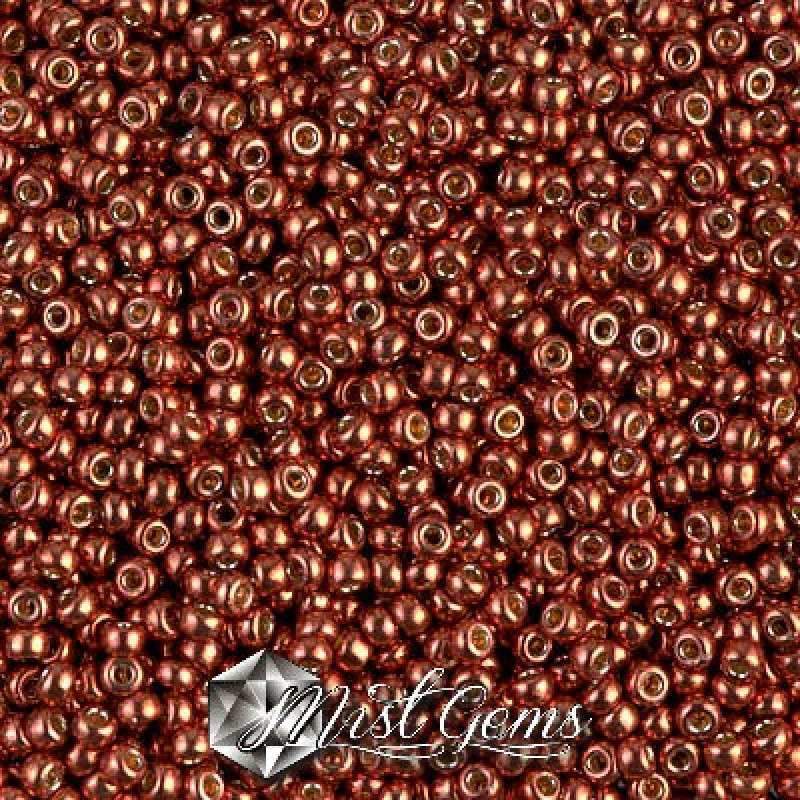 Miyuki Round Rocailles 11/0 RR-4212 Duracoat Galvanized Dark Berry