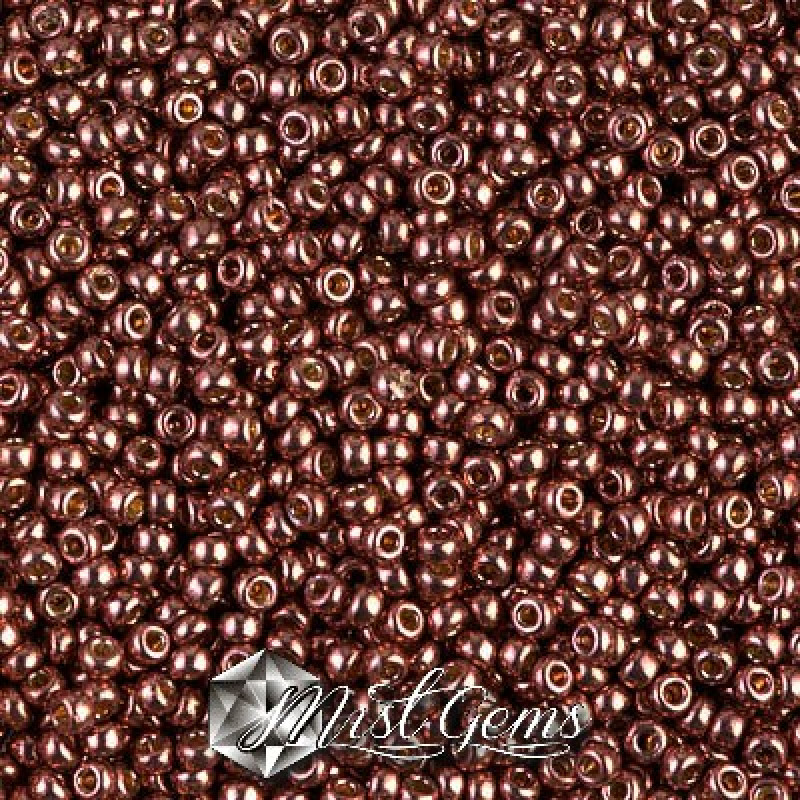 Miyuki Round Rocailles 11/0 RR-4213 Duracoat Galvanized Dark Mauve
