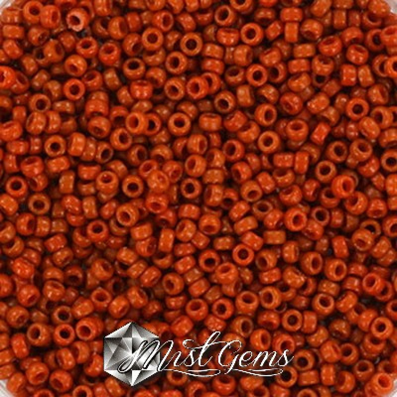 Miyuki Round Rocailles 11/0 RR-4458 Duracoat Opaque Persimmon