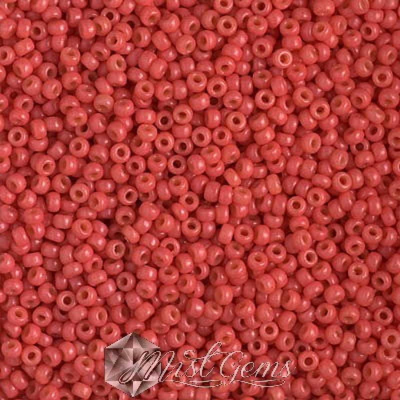 Miyuki Round Rocailles 11/0 RR-4464 Duracoat Opaque Light Watermelon 