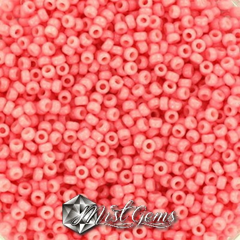 Miyuki Round Rocailles 11/0 RR-4465  Duracoat Opaque Guava