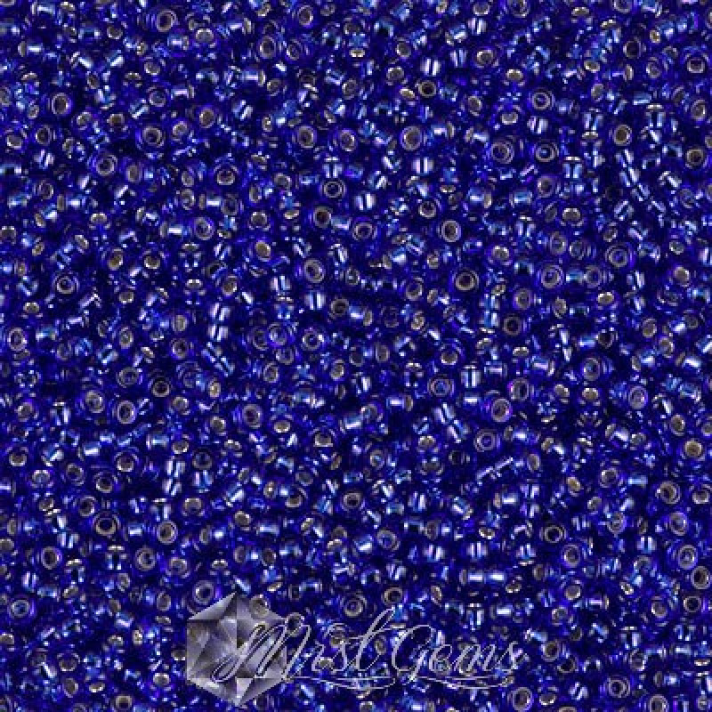 Miyuki Round Rocailles 20-15/0 RR 0020 Cobalt Silver Lined