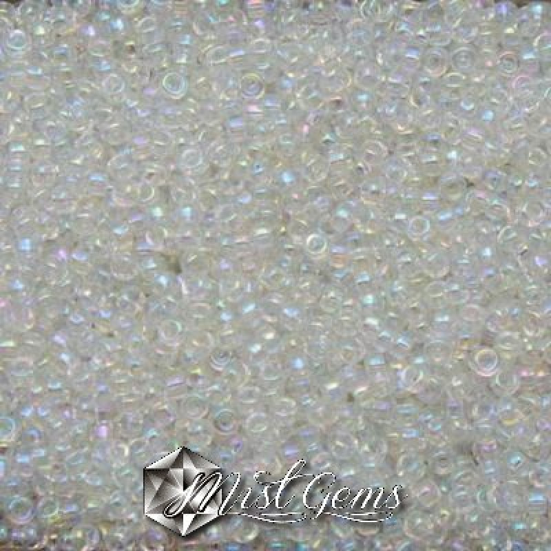 Miyuki Round Rocailles 250-15/0 RR 0250 Transparant AB Crystal