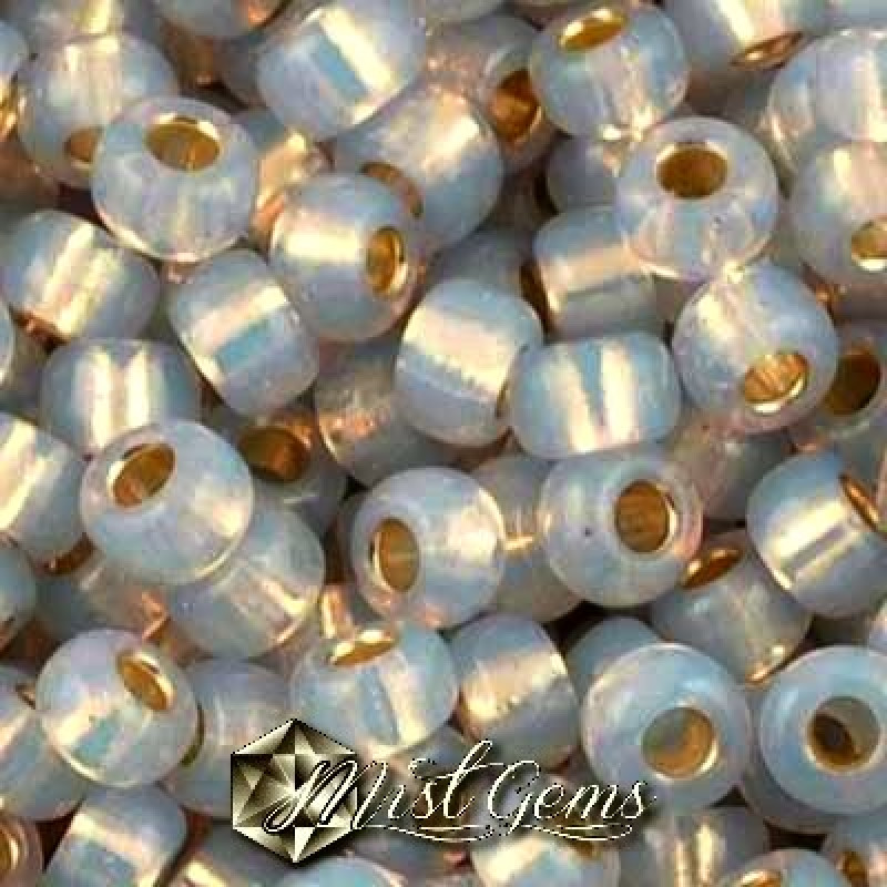 Miyuki Round Rocailles RR06/0-0576 Smoky Opal Silver Lined Alabaster