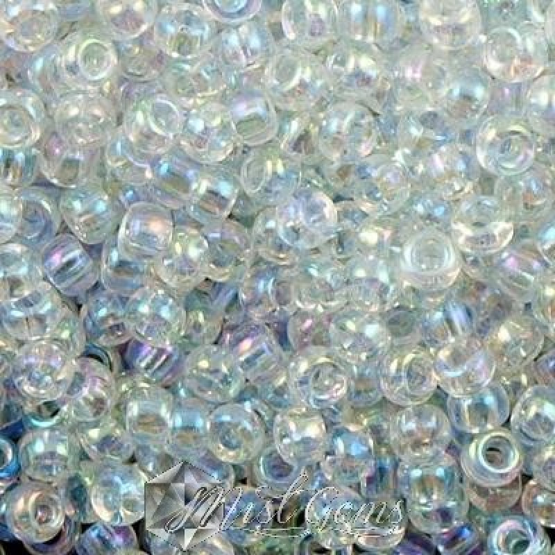 Miyuki Round Rocailles 8/0 RR 0250  Transparant AB Crystal