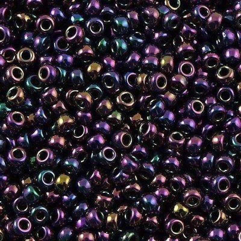 Miyuki Round Rocailles 8/0 RR 0454 Metallic Purple Iris
