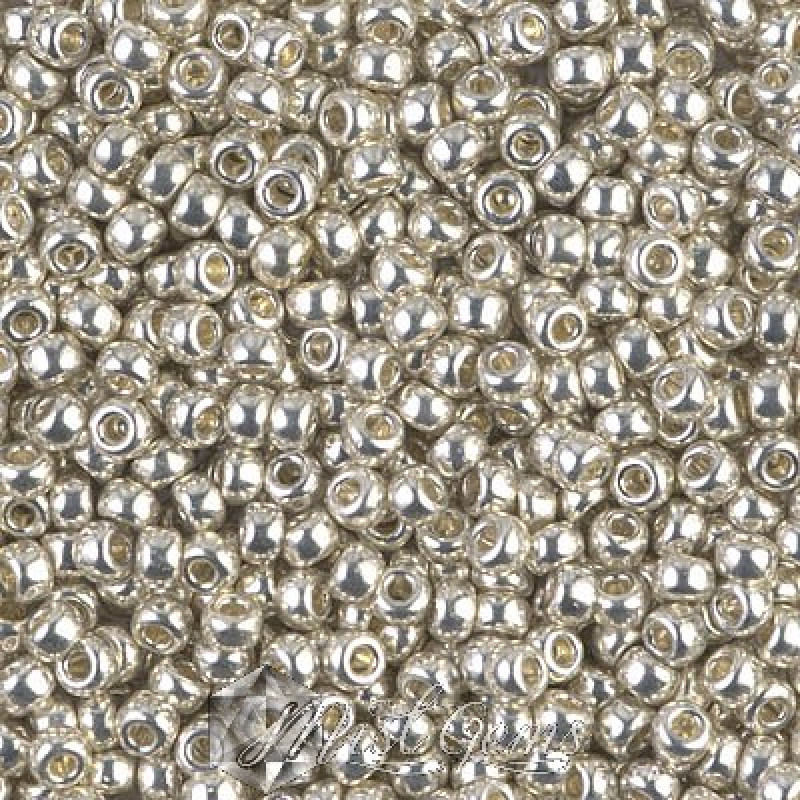 Miyuki Round Rocailles 8/0 RR 1051 Galvanized Silver