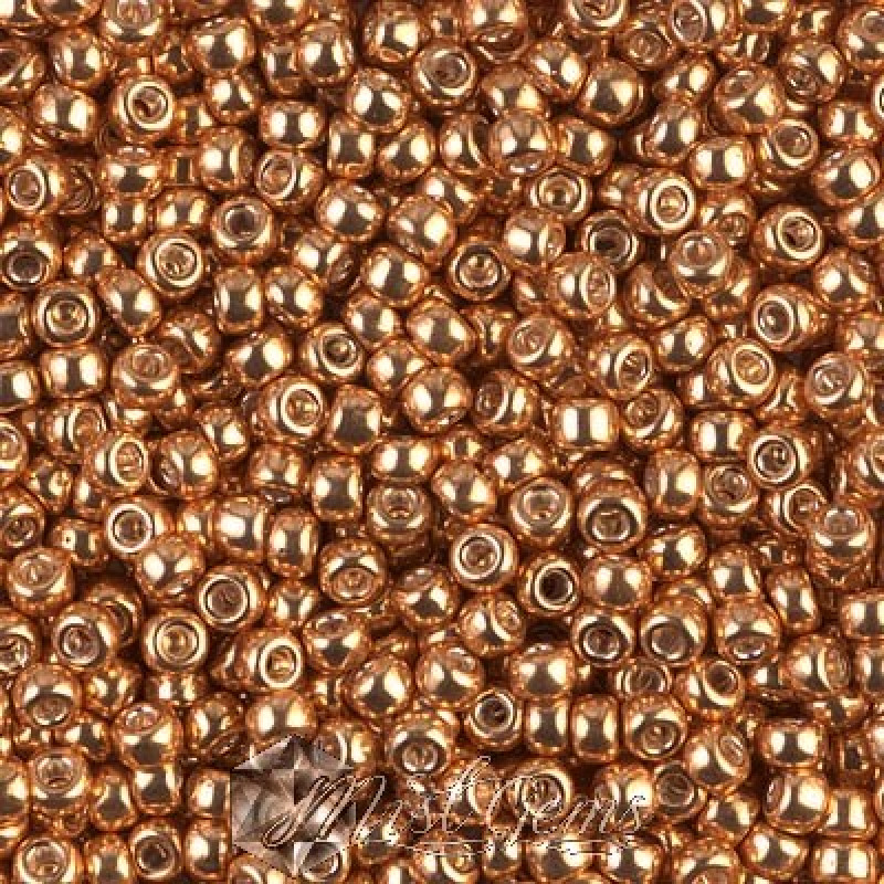 Miyuki Round Rocailles 8/0 RR 1052 Galvanized Gold