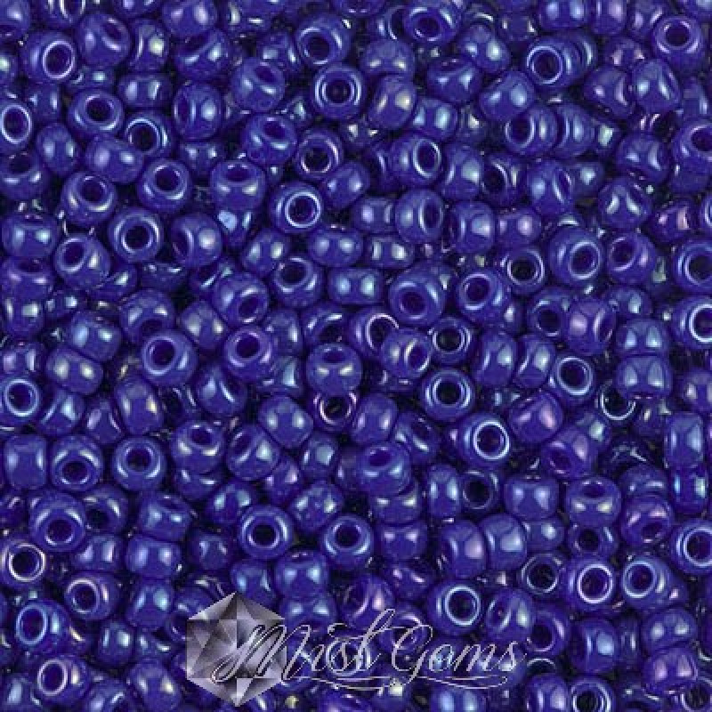 Miyuki Round Rocailles 8/0 RR 1945 Opaque Cobalt Luster