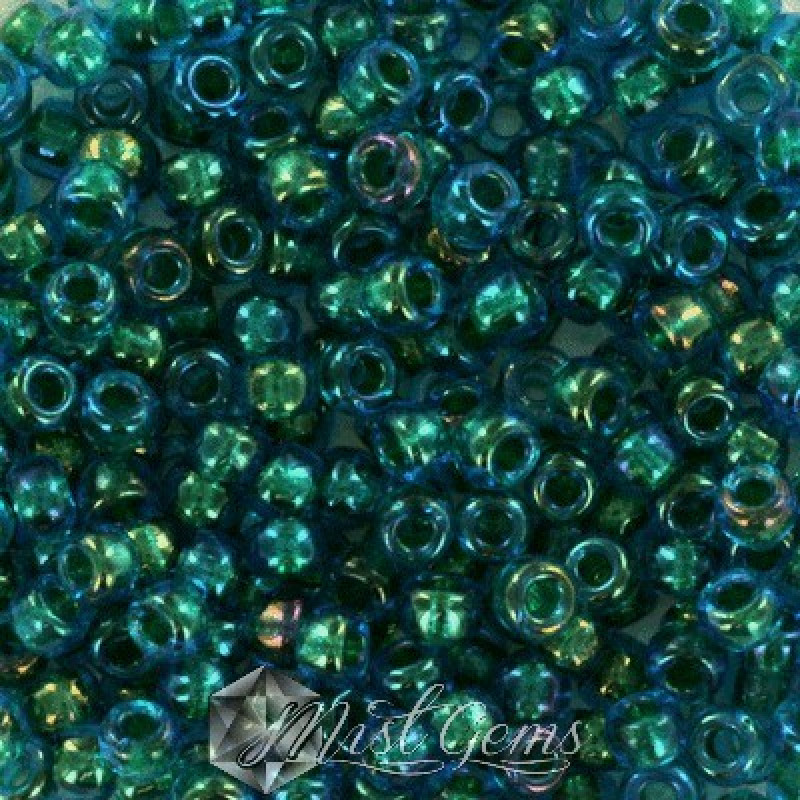 Miyuki Round Rocailles 8/0 RR 3537  Fancy Lined Pacific