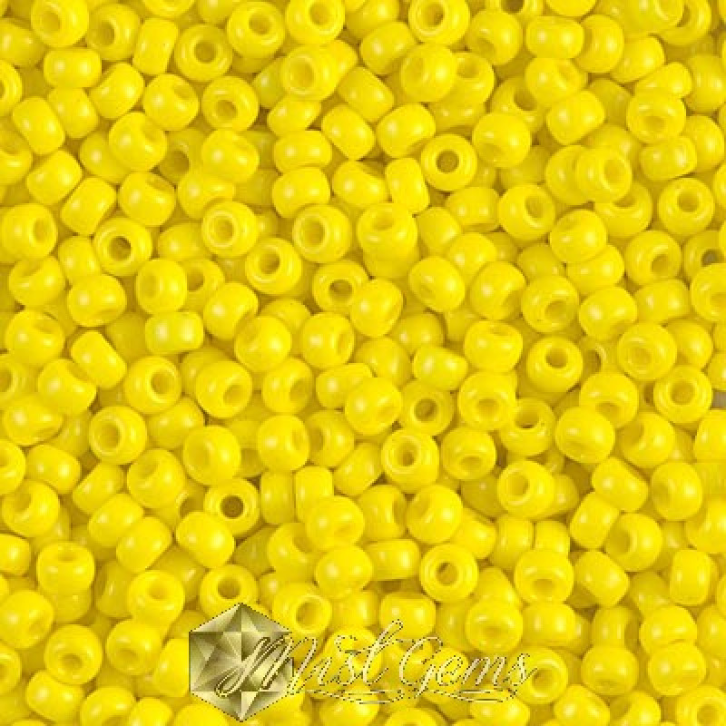 Miyuki Round Rocailles 8/0 RR 0404 Opaque Yellow