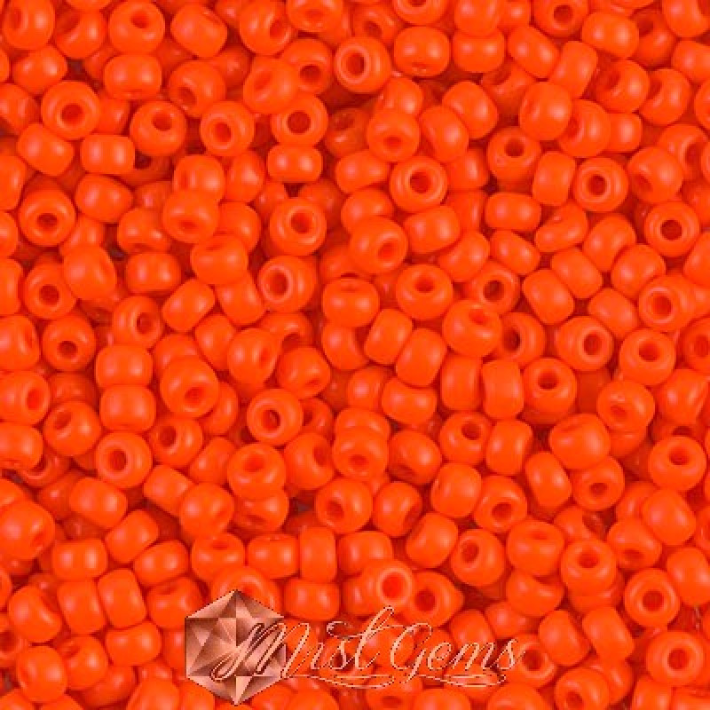 Miyuki Round Rocailles 8/0 RR 0406 Opaque Orange