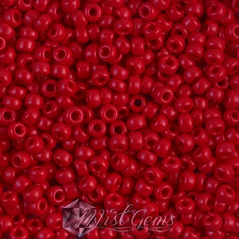 Miyuki Round Rocailles 8/0 RR 0408 Opaque Red