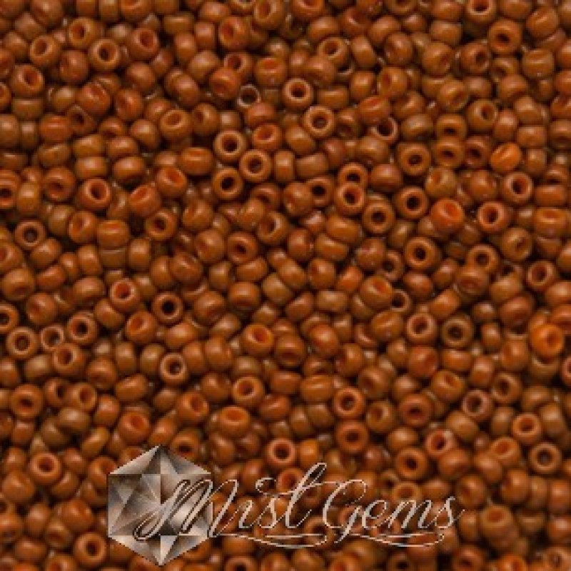 Miyuki Round Rocailles 8/0 RR 4459 Duracoat Opaque Sienna