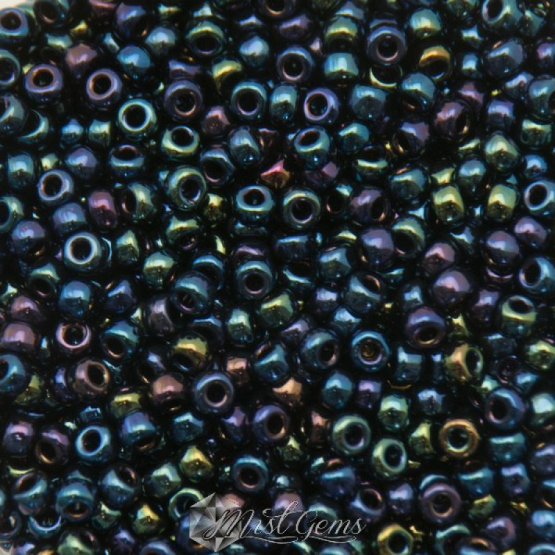 Miyuki Round Rocailles 8/0 RR 0452 Blue Metallic Iris