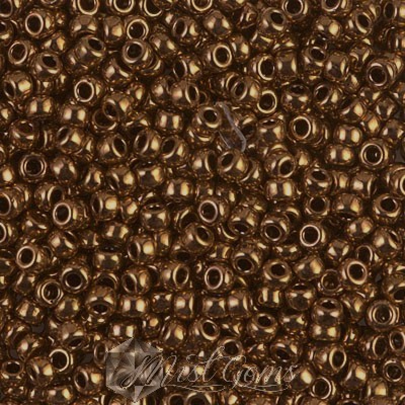 Miyuki Round Rocailles 8/0 RR 0457 Metallic Dark Bronze