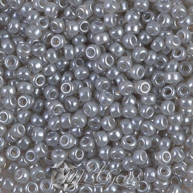 Miyuki Round Rocailles 8/0 RR 0526 Ceylon Silver Gray