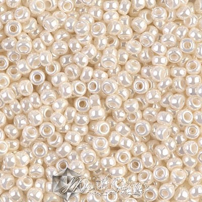 Miyuki Round Rocailles 8/0 RR 0592 Antique Ivory Pearl Ceylon