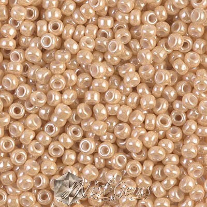 Miyuki Round Rocailles 8/0 RR 0593 Ceylon Light Caramel