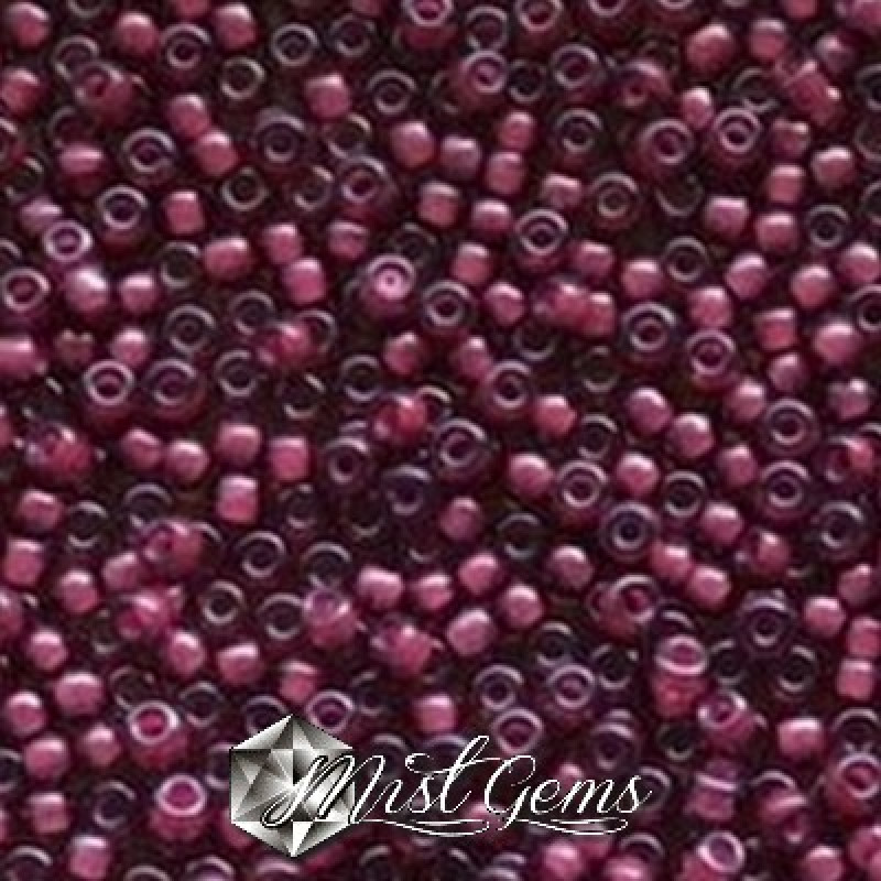 Miyuki Round Rocailles 11/0 RR-0386 Fancy Lined Aubergine