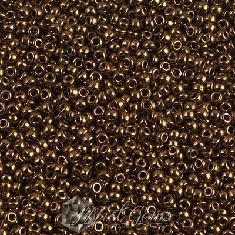 Miyuki Round Rocailles 11/0 RR-0457 Metallic Dark Bronze