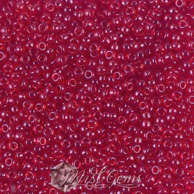 Miyuki Round Rocailles 11/0 RR-1406 Transparent Dyed Fuchsia