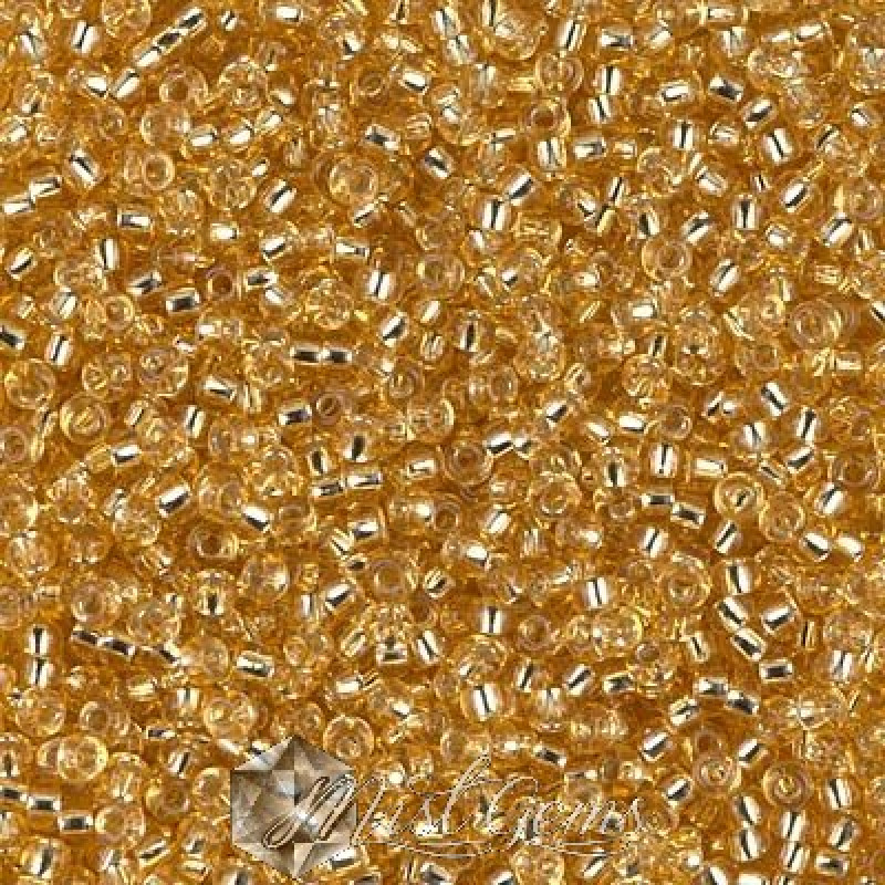 Miyuki Round Rocailles 11/0 RR-0003 Gold Silverlined