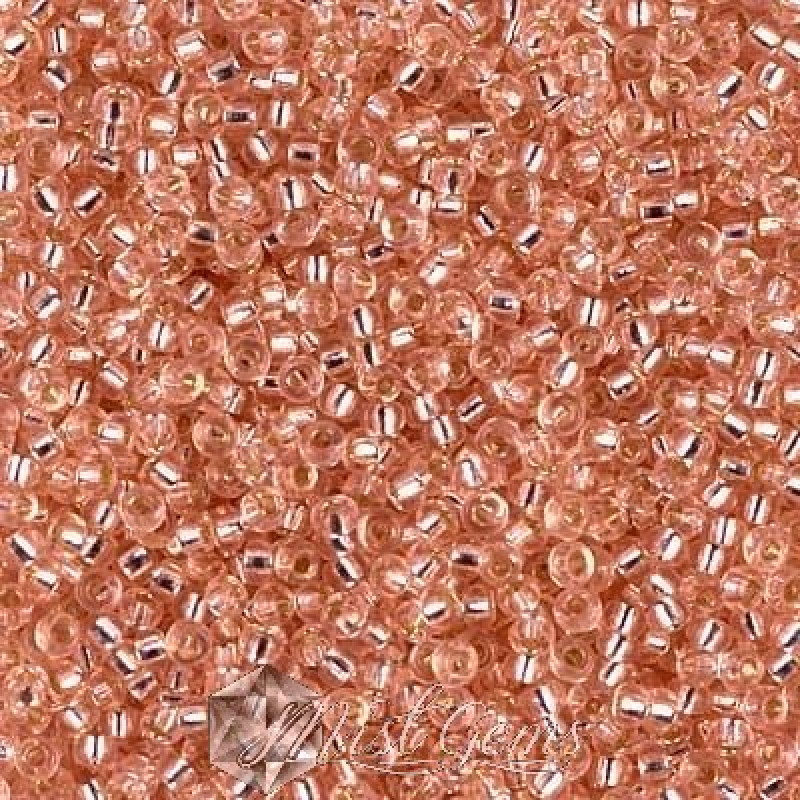 Miyuki Round Rocailles 11/0 RR-0023 Light Silverlined Blush
