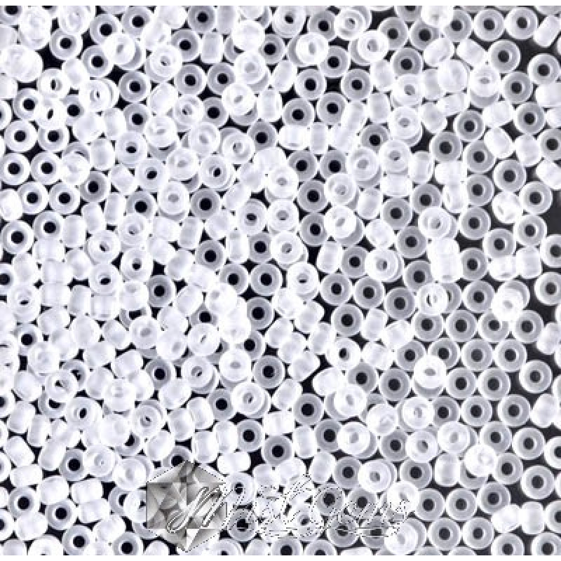 Miyuki Round Rocailles 11/0 RR-0131F Crystal Matted