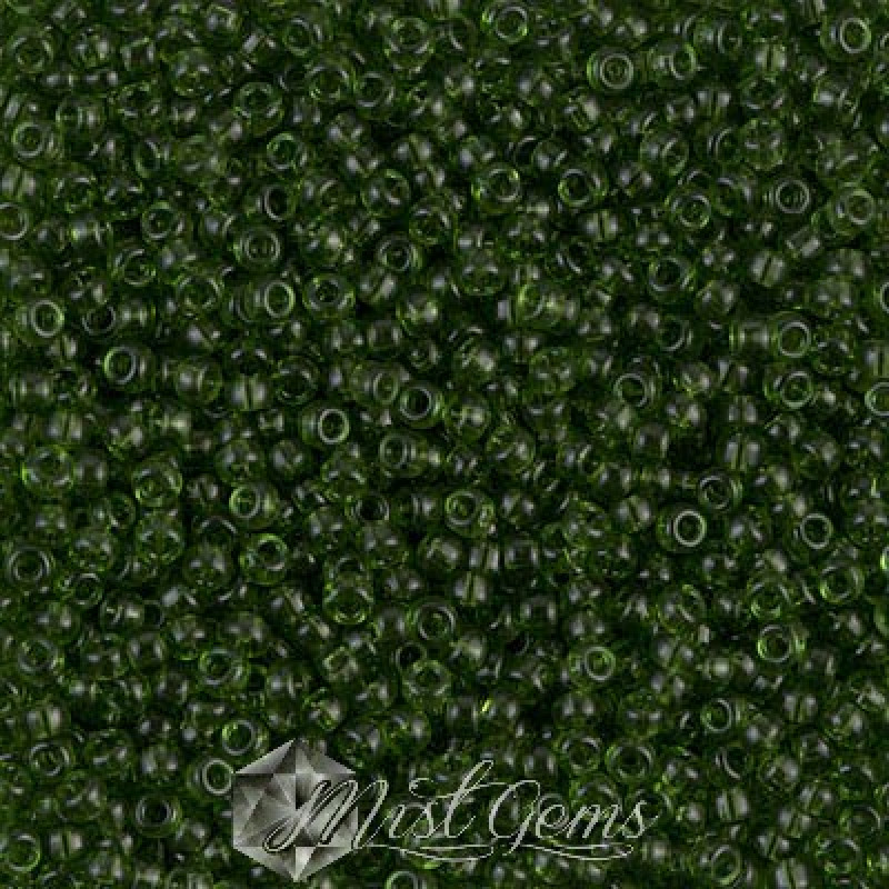 Miyuki Round Rocailles 11/0 RR-0158 Transparent Olive