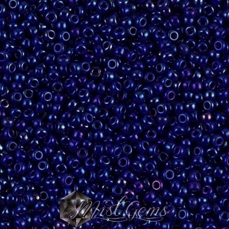 Miyuki Round Rocailles 11/0 RR-0176 Transparent Cobalt Luster