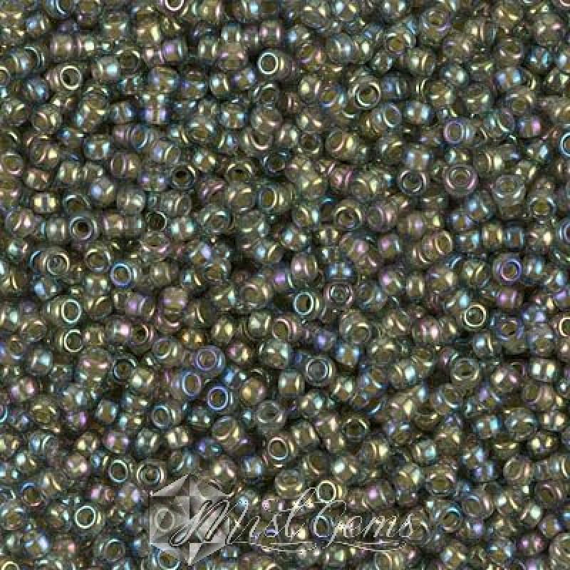 Miyuki Round Rocailles 11/0 RR-0361 Chartreuse Lined Olivine AB