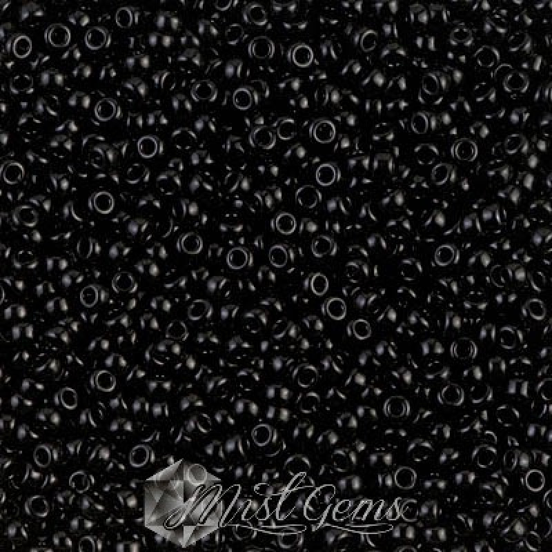 Miyuki Round Rocailles 11/0 RR-0401 Opaque Black