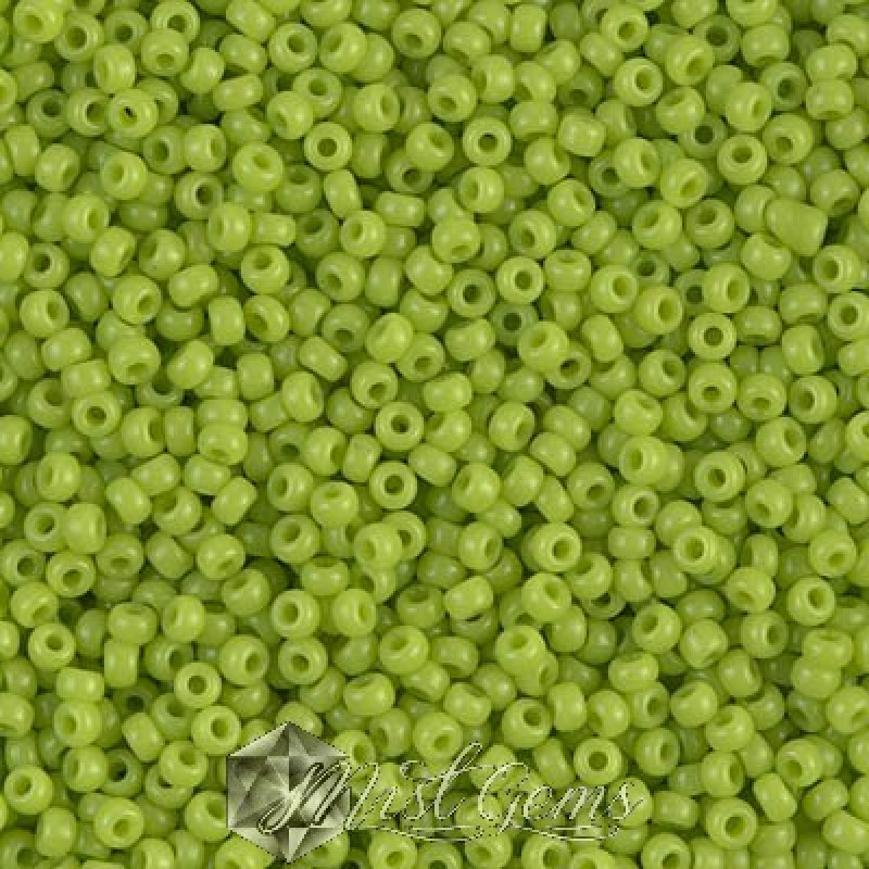 Miyuki Round Rocailles 11/0 RR-0416 Opaque Chartreuse