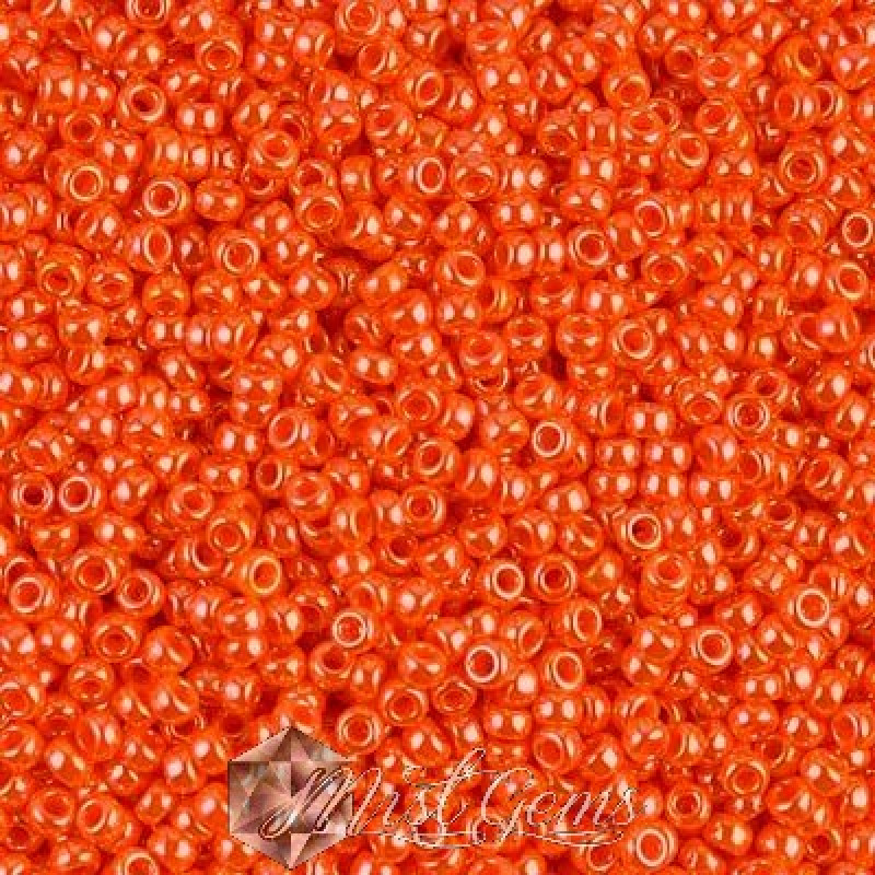 Miyuki Round Rocailles 11/0 RR-0423 Opaque Light Orange Luster
